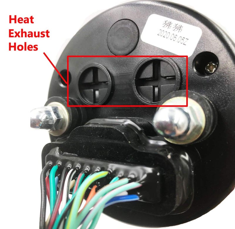 BLUERICE LCD Universal Digital Speedometer Odometer Tachometer, Motorcycle Speedometer 12000RPM 199 KMH MPH for 1,2,4 Cylinders with Bracket - Image 3